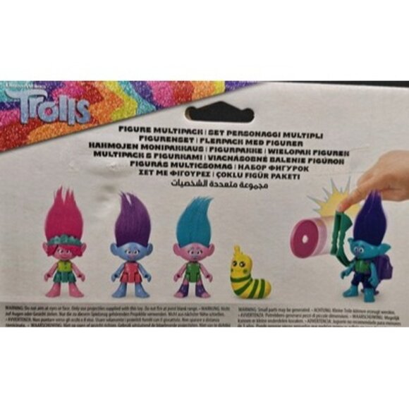 DreamWorks Trolls Imaginext Figure Multipack Hair-Mazing Set w/ Accessories Ages - Picture 3 of 3